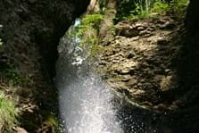 Am Hinanger Wasserfall.