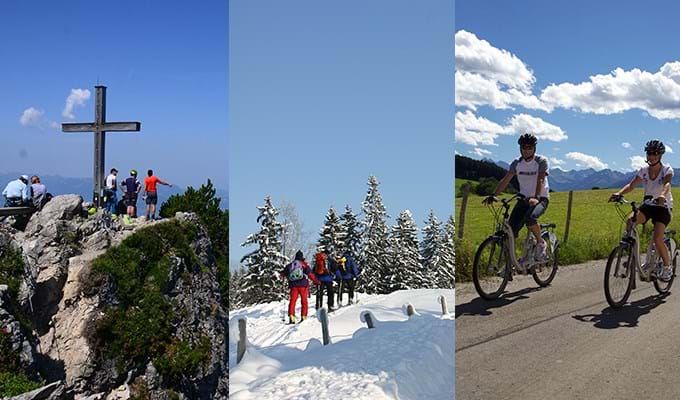 Wandern, Radeln, Wintersport