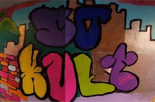 Graffiti Straßenunterführung Rieden