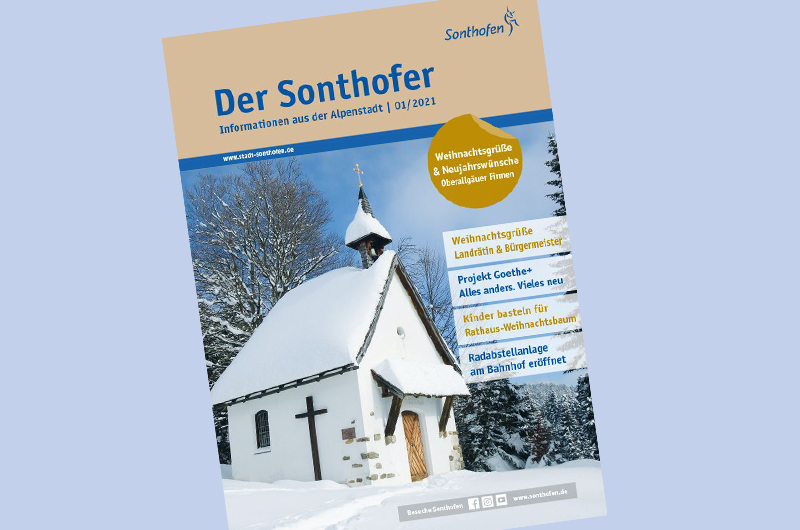 <p>Die Redaktion des "Sonthofers" setzt sich aus Vertretern aller Referate der Verwaltung und der Fa. Werbe-Blank GmbH als herausgebender Verlag zusammen.</p>
<p>Ihre Ansprechpartnerin für Fragen rund um den "Sonthofer":</p>
<p><strong>Kerstin Spiegelt</strong><br /><strong>Tel. 08321/615-233</strong><br /><a href="mailto:dersonthofer@sonthofen.de" title="dersonthofer@sonthofen.de"><strong>dersonthofer@sonthofen.de</strong></a></p>