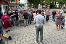 Interessierte und Beteiligte trafen sich, um die Ergebnisse zu begutachten