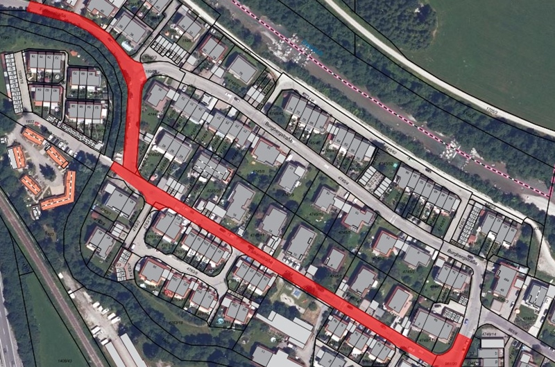 Bauarbeiten Falkenstraße